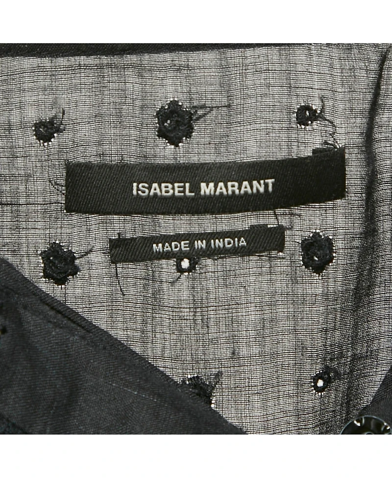 Pre-Owned Isabel Marant Women's Embroidered Ramie Blouse