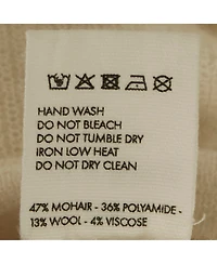 Pre-Owned Jacquemus Women's Cream Cashmere Knit Back Open Sweater