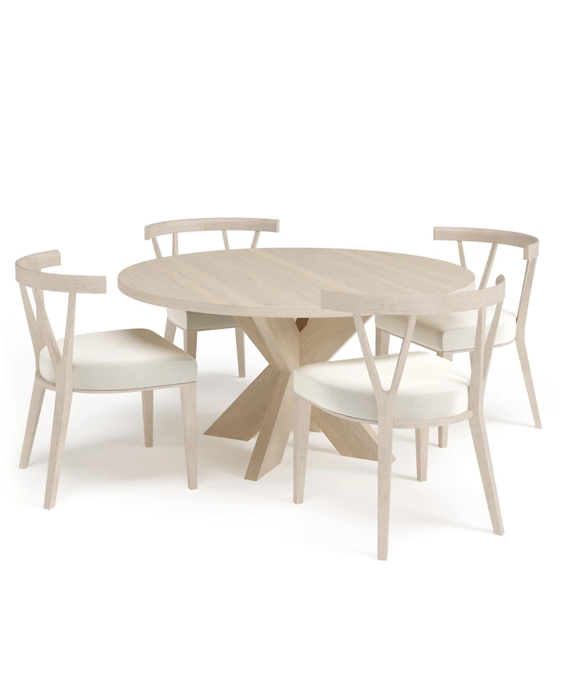 Universal Furniture 5-Pc. Wood Round Dining Table Set