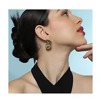 Sohi Women's The Orb Hoop Earrings - California Gold