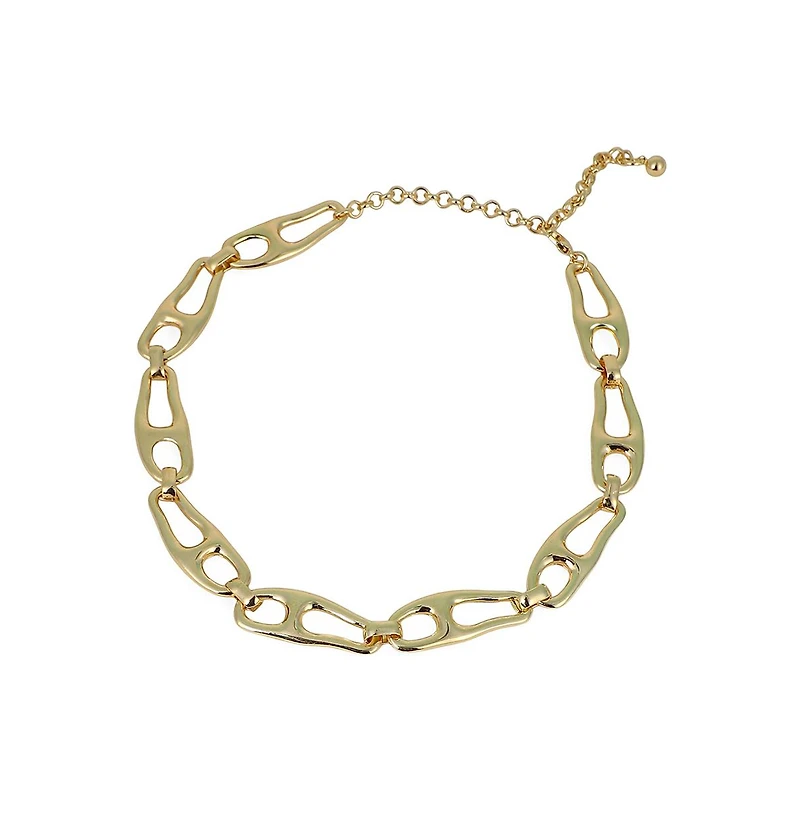 Women's The Pavement-Link Chain Necklace - California Gold