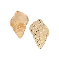 Women's The Translucent-Conchiglia Statement Earrings - California Gold