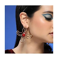 Women's The Arachnid-Flora Statement Earrings - California Gold