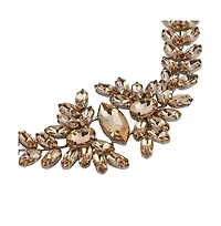 Women's The Marquise-Bloom Collar Necklace - Citrine Brown