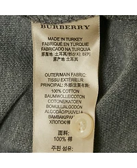 Pre-Owned Burberry Men's Pique Cotton Polo T-Shirt