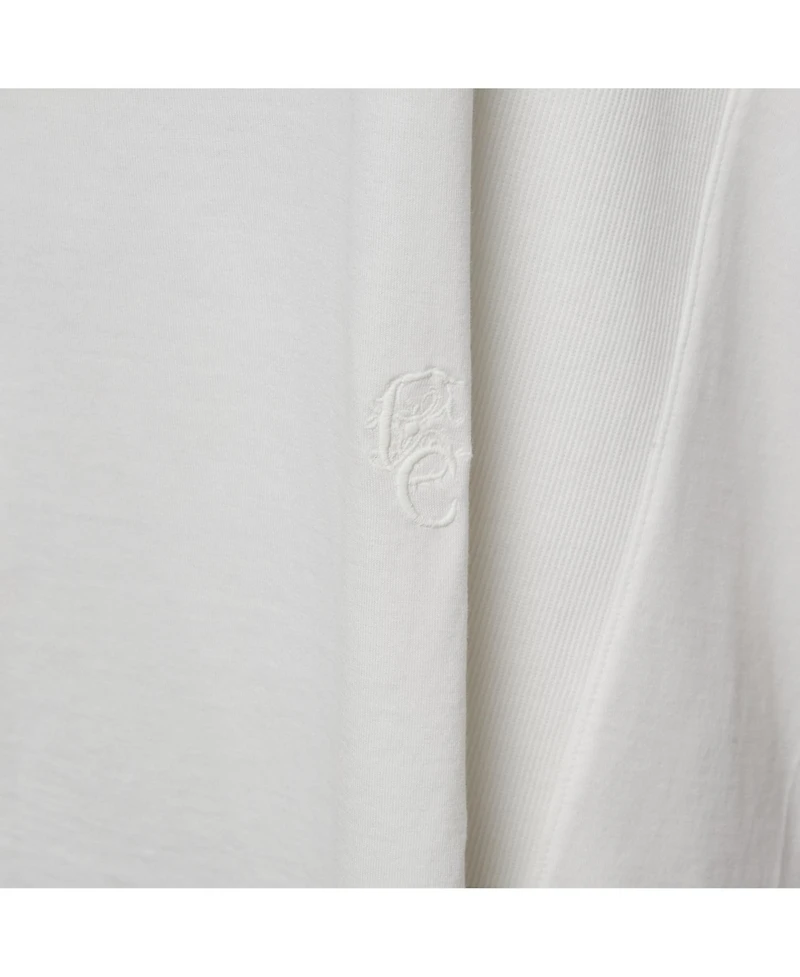 Pre-Owned Chloe Women's White Cotton Jersey Loose Fit T-Shirt