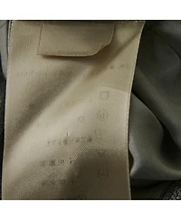 Pre-Owned Burberry Women's London Printed Crepe Tie-Up Pleated Top