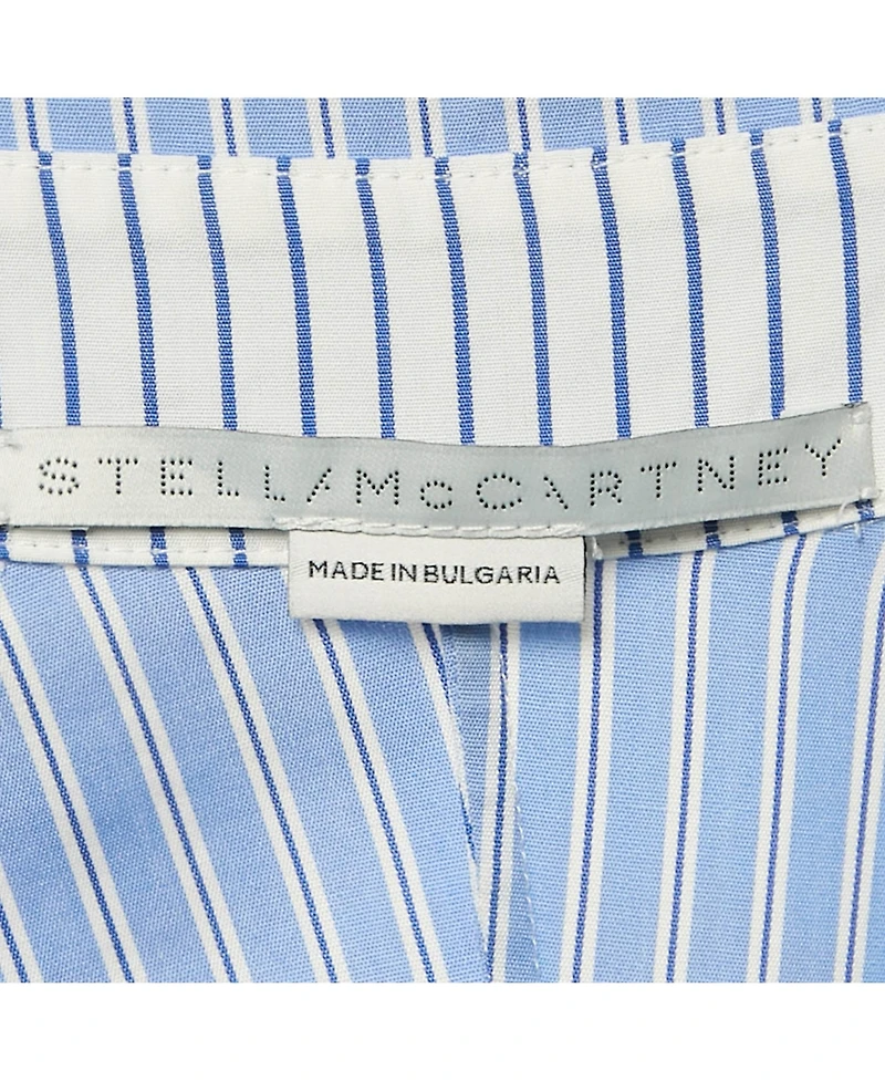 Pre-Owned Stella Mccartney Women's Stripe Cotton Asymmetric Shirt