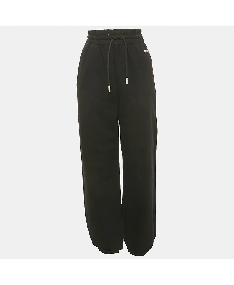 Pre-Owned Off-White Women's Logo Embroidered Cotton Sweatpants