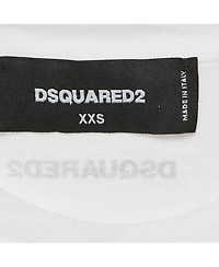 Pre-Owned Off-White Women's Printed Cotton Twisted Renny Fit T-Shirt