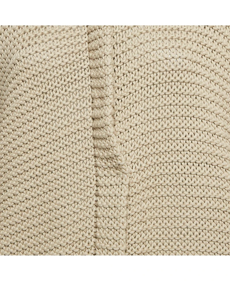 Pre-Owned Brunello Cucinelli Women's Beige Chunky Knit Zip-Up Cardigan