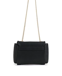 Velez Mini Lili Hands-Free Leather Bag with Metallic Chain
