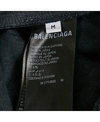 Pre-Owned Balenciaga Men's Unisex Grey Faded Denim Shorts