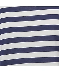 Pre-Owned Dolce & Gabbana Men's Blue/white Striped Jersey Sleeveless T-Shirt