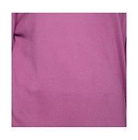 Pre-Owned Versace Women's Purple Knit Greca Detailed Long Sleeve Sweater