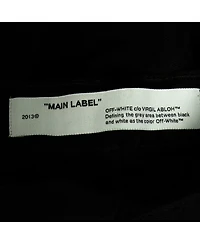 Pre-Owned Off-White Men's Black Denim Arrow Printed Jeans