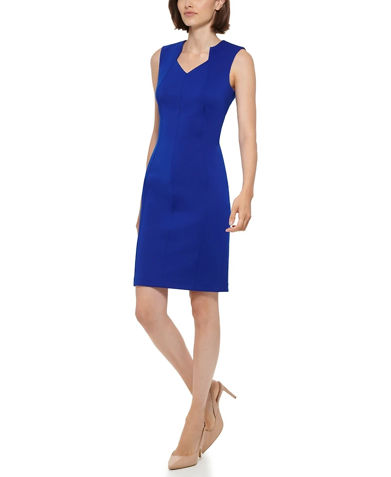 Calvin Klein Women's V-Neck Short Dress