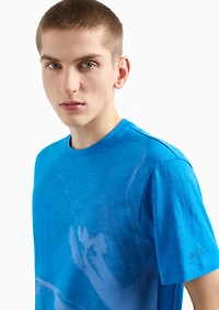 A|X Armani Exchange Men's Floral Print Cotton T-Shirt