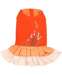 Parisian Pet Dress Color Block Garden