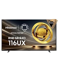 Hisense 116” Class Ux Series Rgb MiniLED Uled 4K Google Tv (2025)