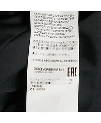 Pre-Owned Dolce & Gabbana Men's Black Cotton Long Sleeve Shirt