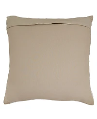 Saro Lifestyle Banded Down Filled Decorative Pillow, 20" x