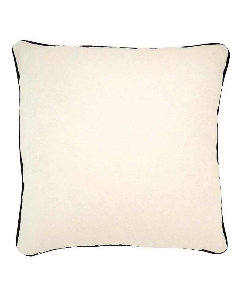 Saro Lifestyle Spooky Night Haunted House Down Filled Decorative Pillow, 18" x 18"