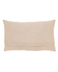 Saro Lifestyle Golden Grove Leaf Down Filled Decorative Pillow