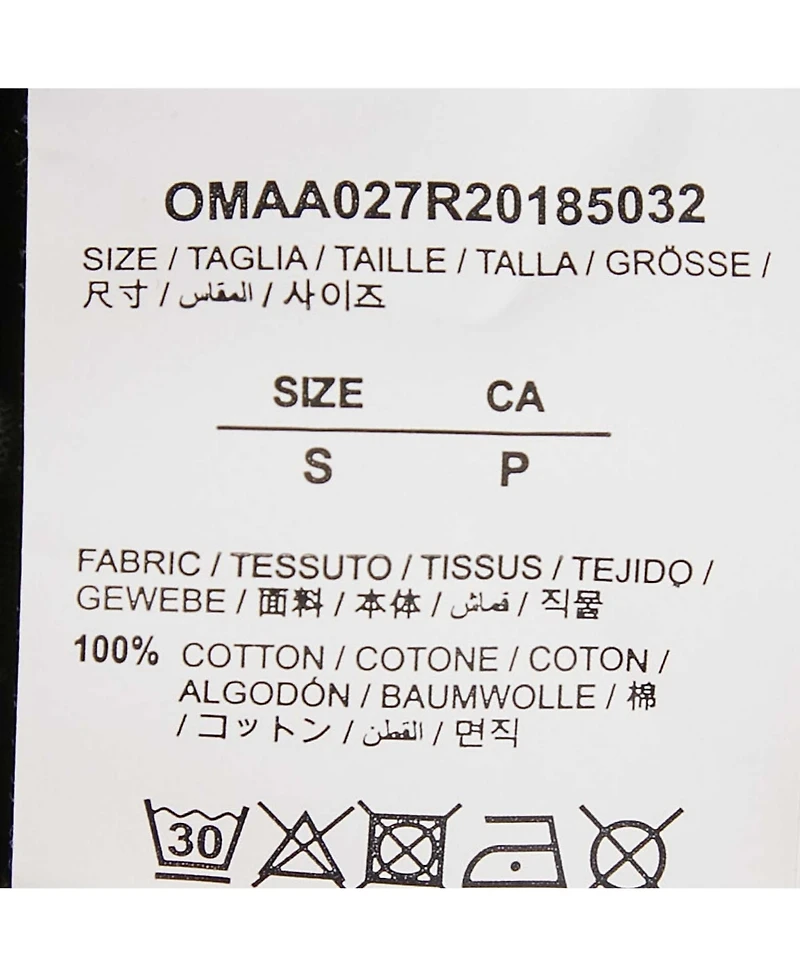 Pre-Owned Off-White Men's Black Cotton Knit T-Shirt