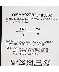 Pre-Owned Off-White Men's Black Cotton Knit T-Shirt