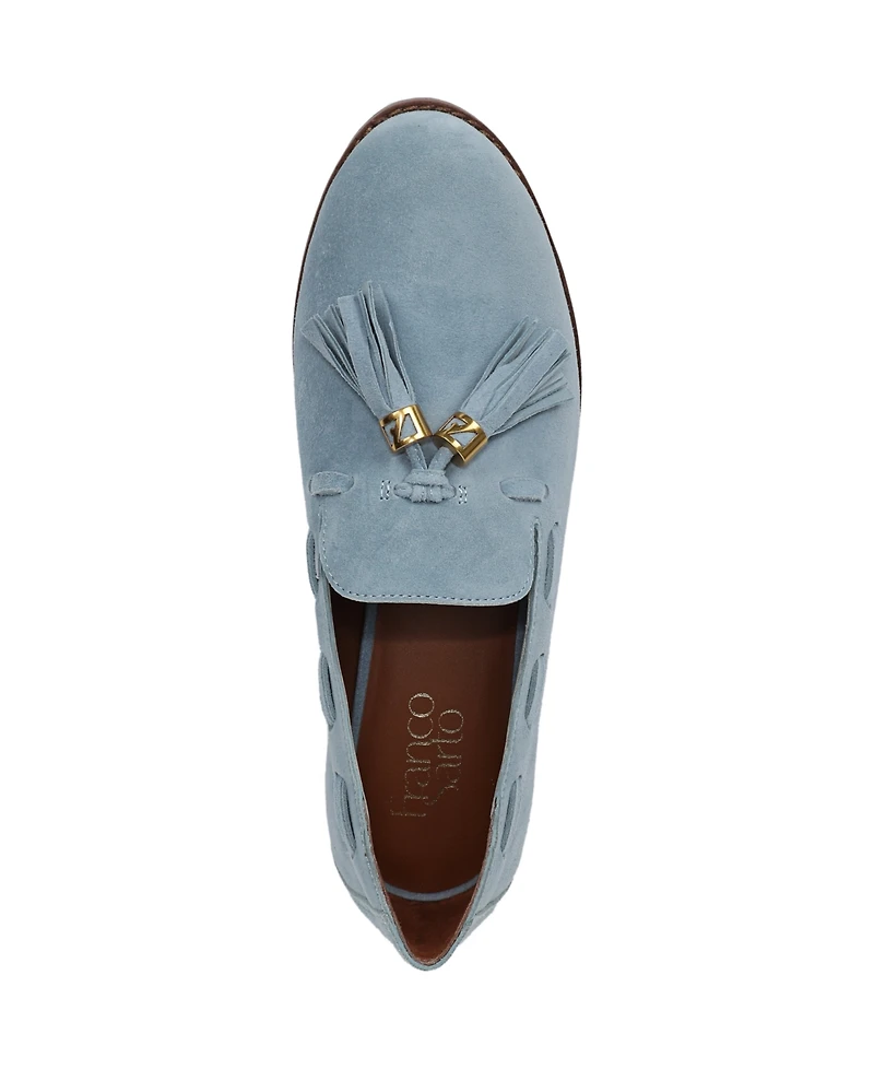 Franco Sarto Women's Hartlie Round Toe Low Profile Tassel Loafers