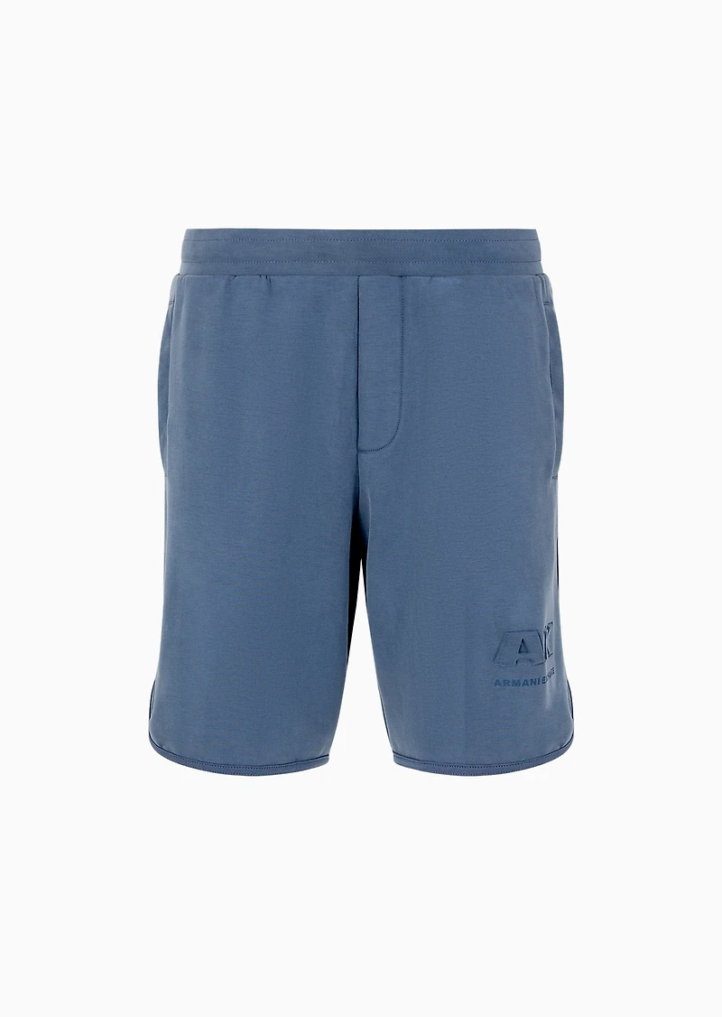 A|X Armani Exchange Men's Stretch Ax Logo Shorts