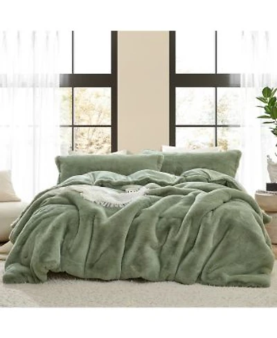 Coma Inducer 1100 Bunnies Coma Inducer Oversized Twin Comforter Set Plush Reverse Calming Sage
