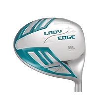 Tour Edge Lady Edge 8 Piece Womens Left Hand Half Golf Set - Standard / Ladies / Turq/White