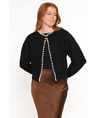 Petal and Pup Women's Bloom Pearl Knit Cardigan.