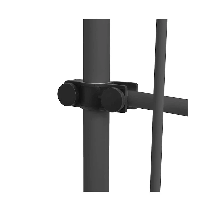 vidaXL Retractable Awning White and Orange Polyester with Pu coating, Steel