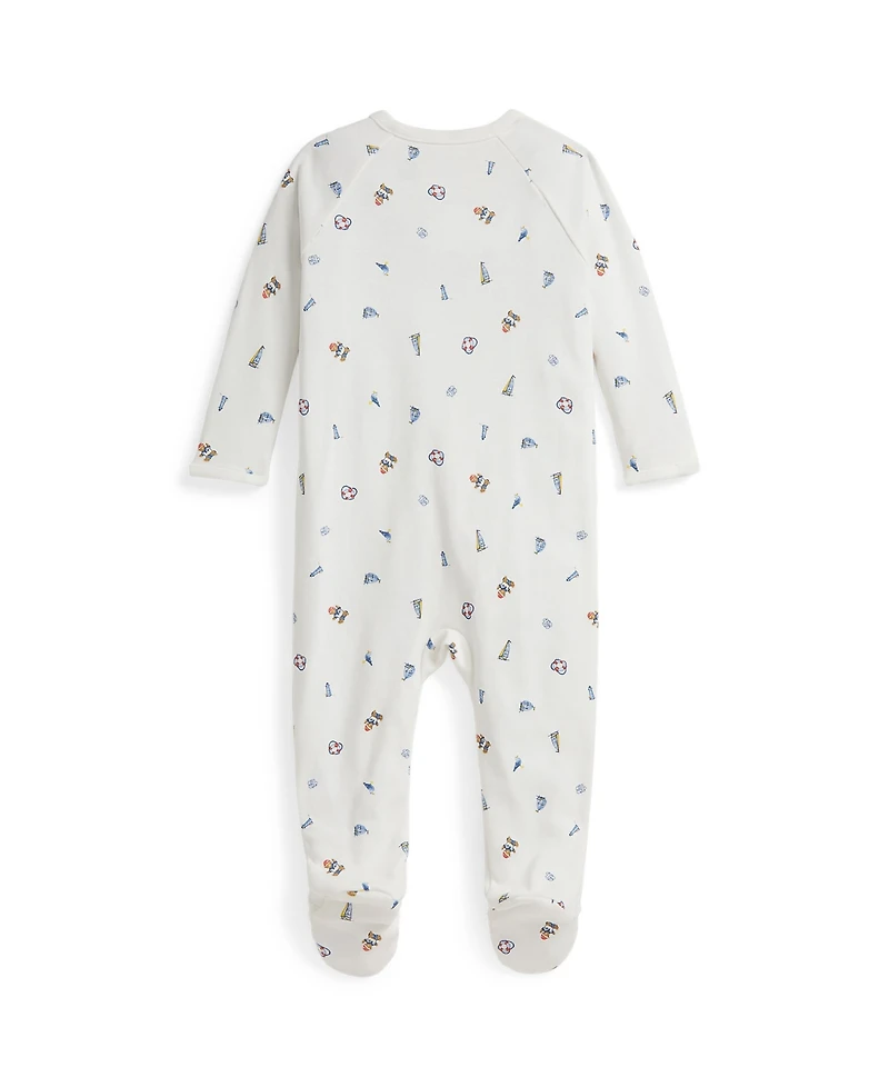 Polo Ralph Lauren Baby Boys' Nautical-Inspired Print Footed Coverall
