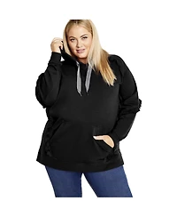 Avenue Women's Frill Plain Hoodie