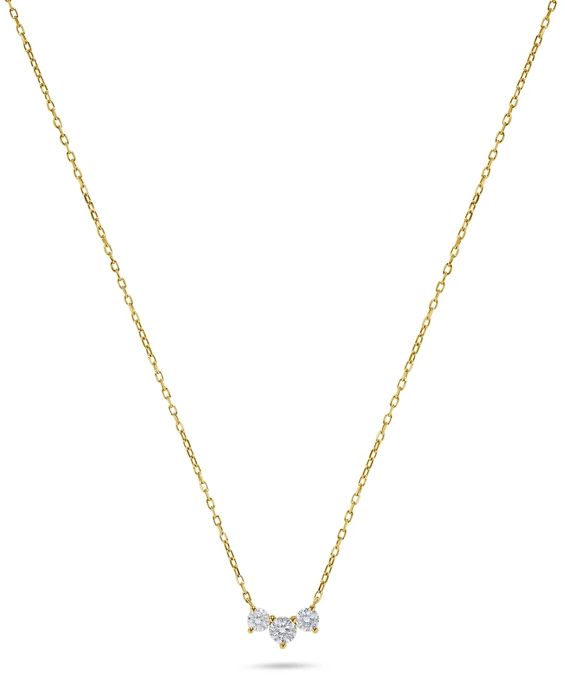 Macy's Diamond Necklace (1/2 ct. t.w.) in 14k Yellow Gold (also in 14k White Gold)