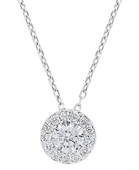 Macy's Diamond Pendant Necklace (1/4 ct. t.w.) in 14k Yellow Gold (also in 14k White Gold)