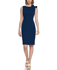 Calvin Klein Women's Boat Neck Short Dress