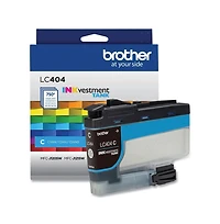 Brother LC404CS INKvestment 750 Page-Yield Ink - Cyan