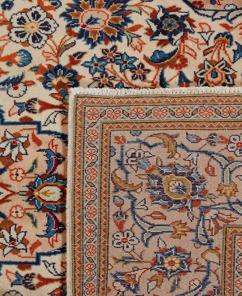 Adorn Hand Woven Rugs Persian Kashan 6' 6" x 10' 5" Area Rug