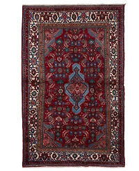 Adorn Hand Woven Rugs Persian Hamadan 4' 5" x 8' 6" Area Rug