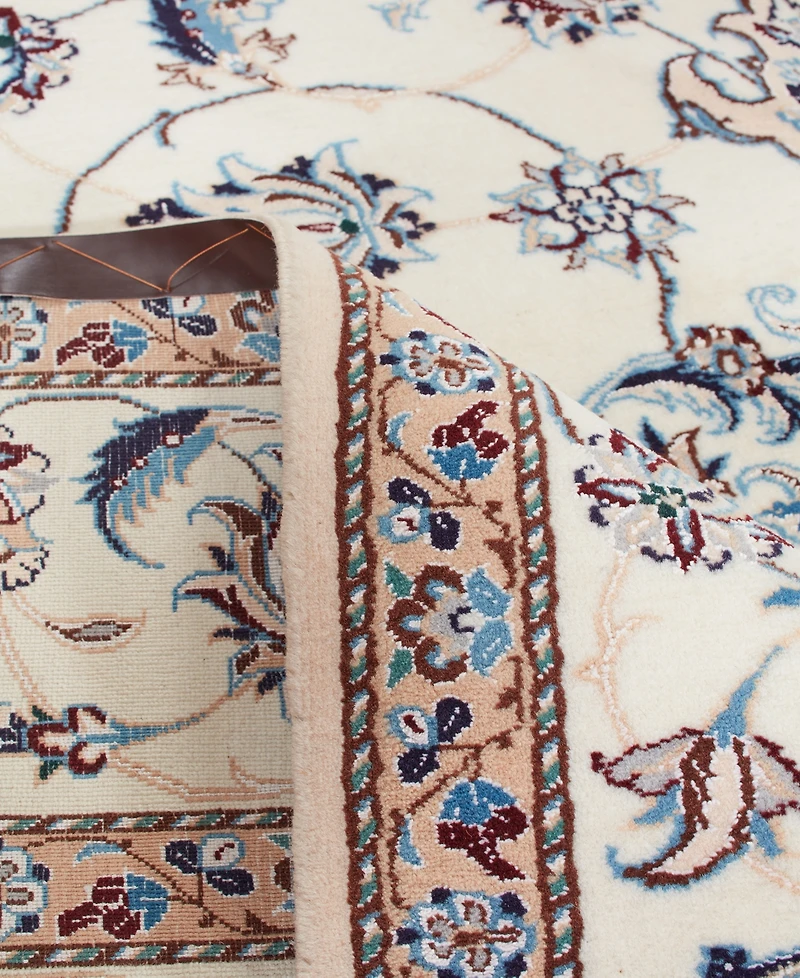 Adorn Hand Woven Rugs Persian Nain 7' 0" x 10' 0" Area Rug