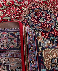 Adorn Hand Woven Rugs Persian Kashan Silk 4' 5" x 7' 6" Area Rug