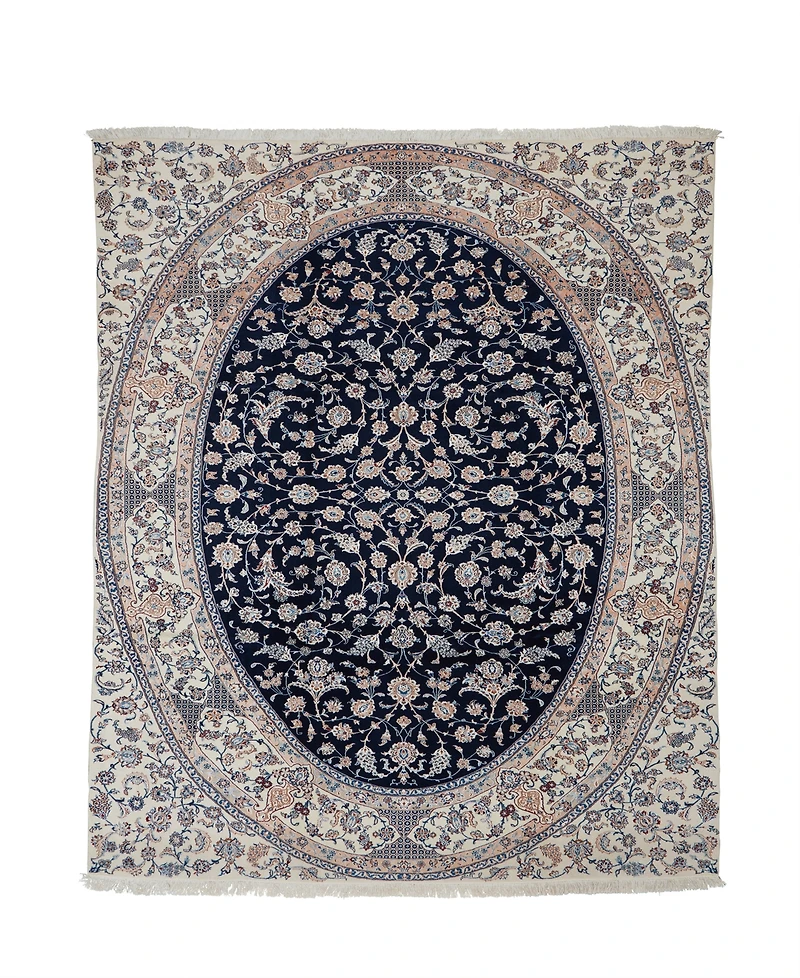 Adorn Hand Woven Rugs Persian Nain 8' 0" x 11' 8" Area Rug