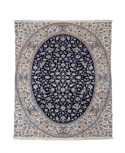 Adorn Hand Woven Rugs Persian Nain 8' 0" x 11' 8" Area Rug