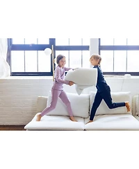 NoggiWear Little Girls Ribbed Loungewear Set