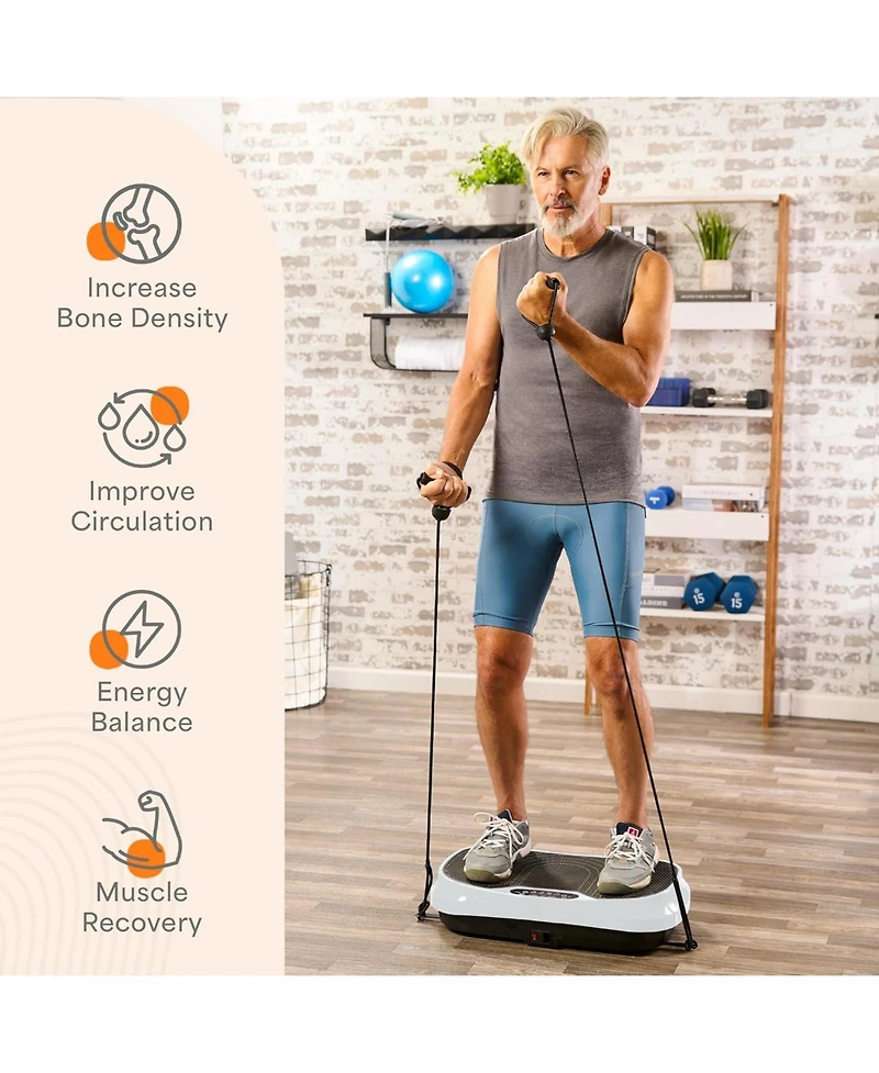 LifePro Waver Mini Vibration Plate - Compact Whole Body Vibration Machine for Home & Travel, Max 260lbs